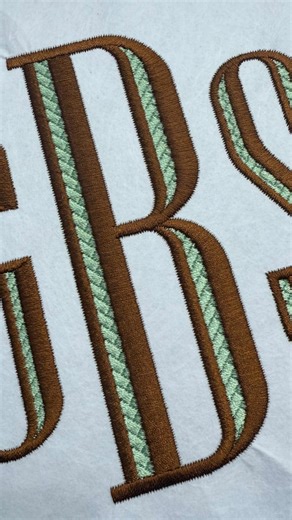 Apex Embroidery Designs on Instagram: "Apex 2-Color Machine Embroidery Font Design Using our Brick Fill. We offer Custom Digitizing Full Set Fonts. Turn Your Handwritting or Favorite Font into BX Pes Or any Format You Wish Email us @apexemb #apexemb #apexembdesigns"