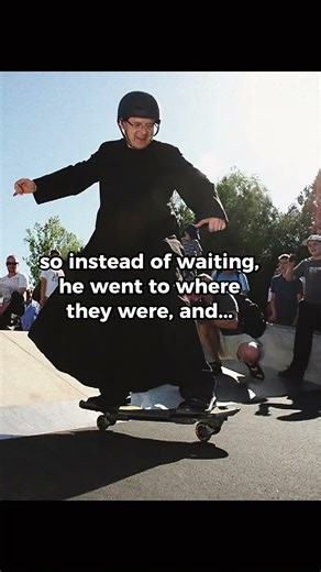 Catholic Priest Started Skateboarding to Bring Kids Back to Church — It Actually Worked #priest