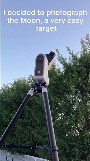 I used my new Seestar S30 Pro for the first time! #astronomy #moon #seestar #seestars30pro