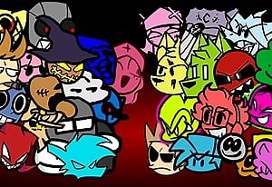 FNF: Defeat but Everyone take Turn Singing