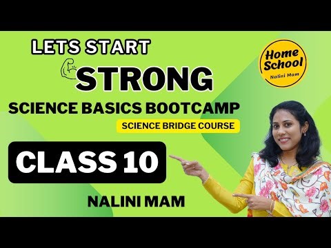 Science Bridge Course for Class 10 2025-26 |Science Basics #studyhacks #studysmart #studytips