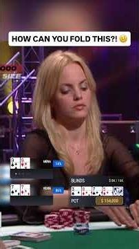 WORST FOLD EVER?! 😵 #poker #casino #pokerhands