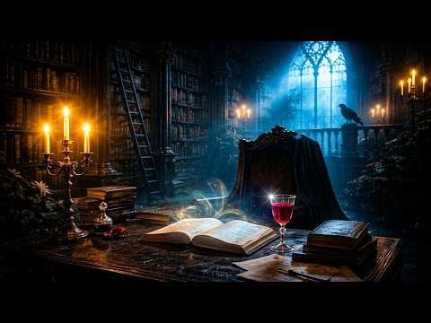 Midnight in the Vampire’s Library | Gothic Dark Academia Ambience