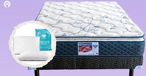 Bodega Aurrera pone en remate un colchón matrimonial Spring Air ¡con todo y almohadas!