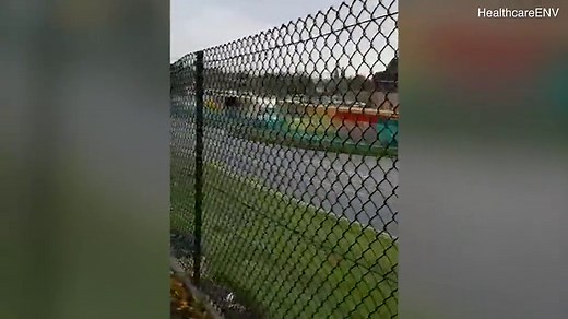 Video: Footage shows NHS staff dumping clinical waste in containers | Daily Mail Online