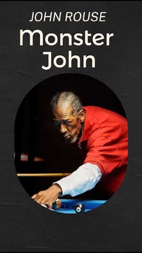 215 reactions · 43 shares | Legendary pool player, John "Monster John" Rouse, fierce and unforgettable. | Jim J Muschetti | Facebook