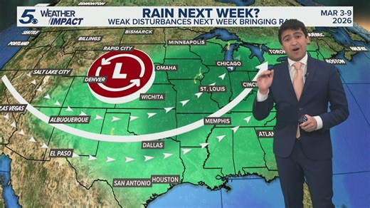 Mainly dry, warm start to work week | KENS 5 Weather Impact Forecast