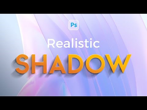 طريقه عمل ظل للكتابة احترافي على الفوتوشوب - Realistic Shadow 🔥