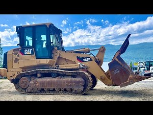 Présentation Chargeuse Trax Caterpillar 963D chargeuse à chenille