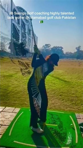 Lady pro JB Swings Golf Coaching Islamabad Pakistan 🇵🇰