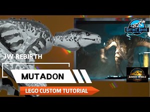 LEGO CUSTOM JURASSIC WORLD REBIRTH MUTADON TUTORIAL мутадон มูทาดอน 变种人 mutacja