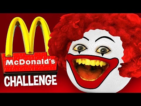 Annoying Orange - The McDonald's Challenge!
