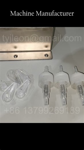 4 Semi automatic assembling line for lotion pump/liquid dispenser/mist sprayer/trigger sprayer