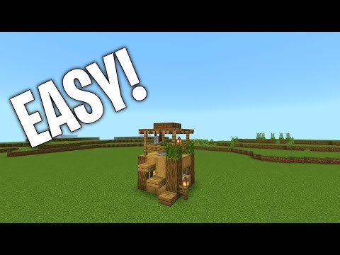 Minecraft Small Oak House Tutorial For Beginners!