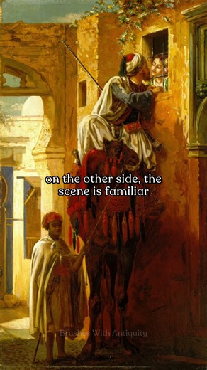 The Lover's Secret Meeting #history #art #painting #lovestory