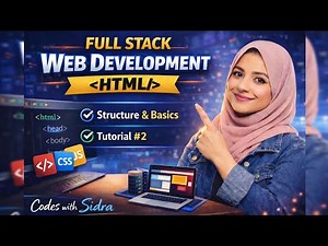 HTML Tutorial #2 | HTML Tags vs Elements | Headings, Paragraph | Full Stack Course #codeswithsidra