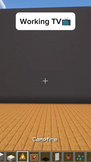 Working TV #minecraft #tutorial #derpyjhomes #tv #fyp | minecraft