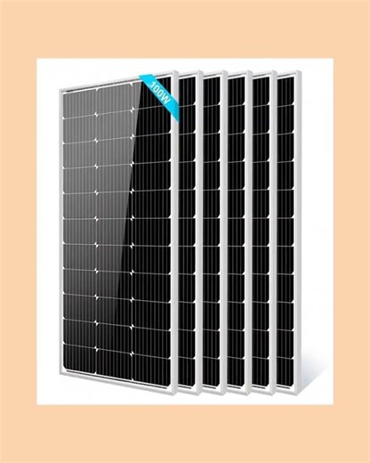 SunGoldPower 100W Monocrystalline Solar Panel