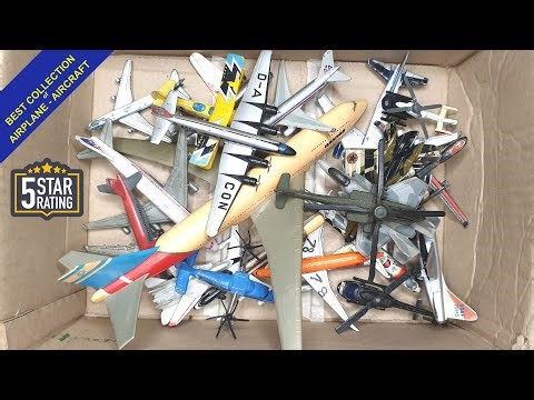 BEST COMPILATION of Diecast Model Airplane AIRLINES and FIGHTER JET Planes
