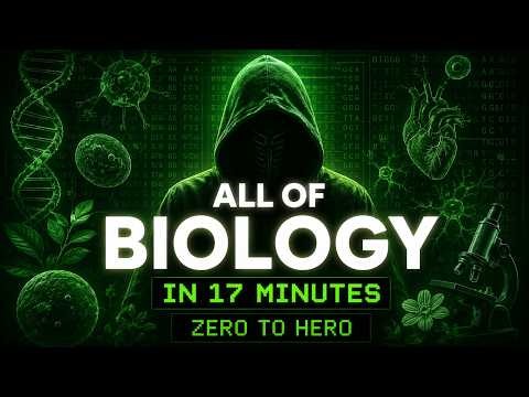 ALL OF BIOLOGY explained in 17 Minutes.