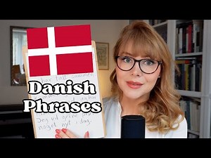 🇩🇰 ASMR Danish Lesson | Everyday Phrases for Beginners | Soft Spoken + Writing Sounds