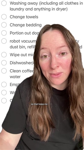 A brief list of the common things my support worker helps me with 🤗