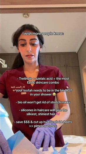 Dermatologist's hygiene tips! now you know 🤏🏽 #dermatologist #skincare #stretchmarks #hygiene