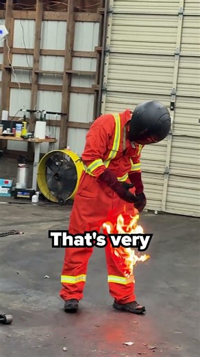 Testing a TEMU Fireproof Suit With an Actual Flamethrower 🔥