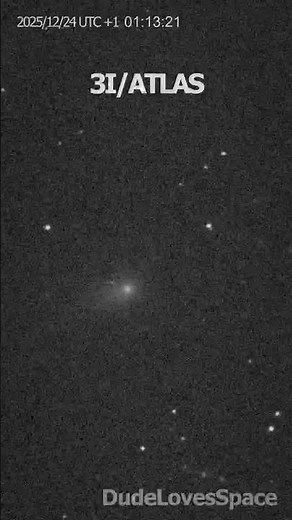 I Took this Video of Comet 3I/ATLAS Through my Telescope!