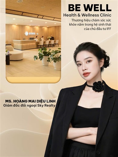 Bewell thương hiệu chăm sóc sức khỏe nằm trong hệ sinh thái của chủ đầu tư IFF #DieuLinhBds #IFF #BeWell