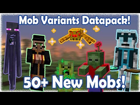 Mob Variants Datapack! Over 50 New Mobs! (Download in description) 1.18.2