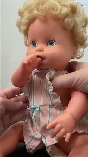 Baby Alive Vintage 1990 Kenner Doll demo