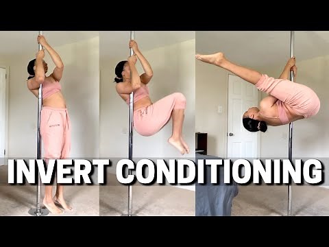 5 POLE DANCE EXERCISES for INVERTS! | Invert Conditioning for Upper Body Strength | Janay Way