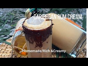 Homemade Caribbean Rum Cream Liqueur (Baileys-inspired)
