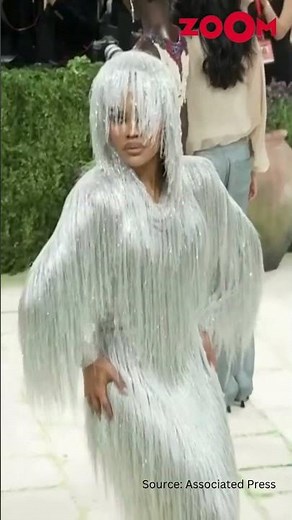 Met Gala 2026: Teyana Taylor DAZZLES in Statement Silver Fringe Dress #shorts #teyanataylor