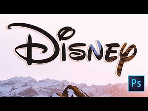 5 Cool Photoshop Text Effect Tutorials - (Disney)