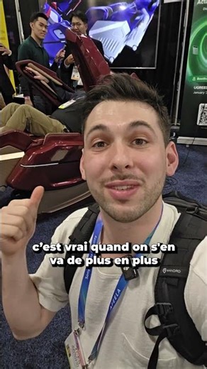 Un siège massant nouvelle technologie #ces #ces2026 #siegemassant #massage #tech #shorts