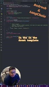 AWS Bedrock and LangChain integration🤗🔥#ai #programming #coding #aws #langchain #python #coding