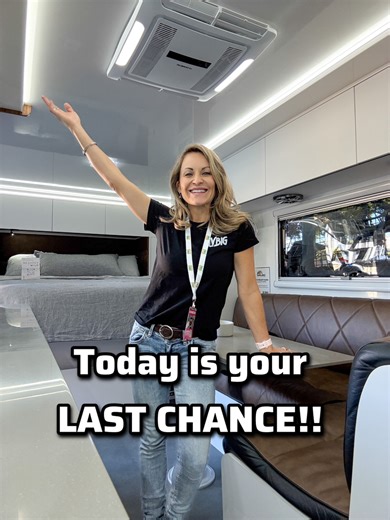 Today’s the Day – Your FINAL Chance to See Our Van on Display! We’ve done all the major shows this year, and this is it — the last time our full setup will be on display before we hit the road again next week. If you’ve been meaning to come for a walk through our van, check out the Sunland LTD, peek inside our setup or chat to us in person — today is your only chance. Once we roll out, we’ll be gone for a long time and the van won’t be on public display again. You’ll find us at Site 2920 tucked 