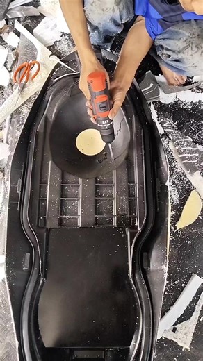 Tutorial cowak busa untuk pemasangan sandaran jok xmax eropa #xmax #jokxmax #jokeropa #jokbandung #xmaxbandungcommunity