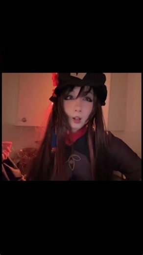 hu tao cosplay!! #hutao #genshin #genshinimpact #cosplay #gacha #roblox #chinese #wonyoung #kpopgirl