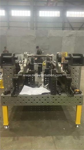 We produced nitriding welding tables, which made of high-strength carbon steel Q355B.