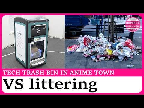 'Smart' trash bins to be introduced in Tokyo’s touristic district