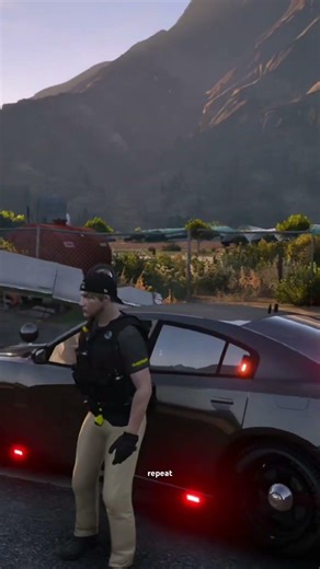DRIVER FLIPS CAR DURING PURSUIT | LSPDFR | #LSPDFR #GTA #SHORTS