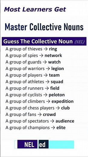 Collective Nouns Made Easy | Learn Group Names Used by Native Speakers