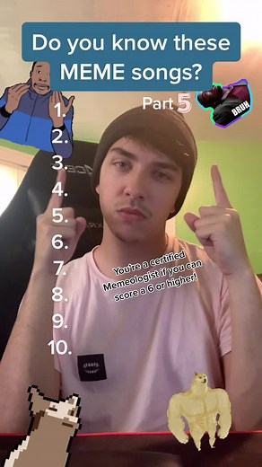 Meme Songs Challenge 5 - Guess the Song Memes