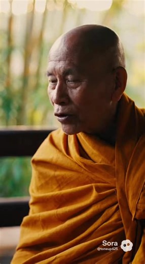 Buddhist monk explains why they live a simple life. #venerablemonks #monks #buddhism