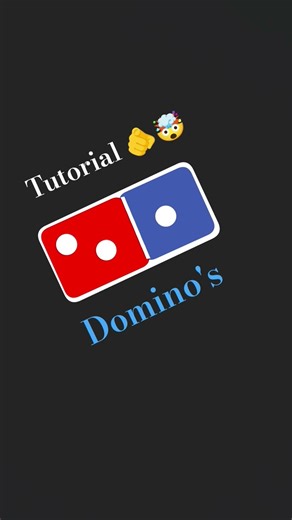 Domino's logo tutorial 🫵😲🫣👀
