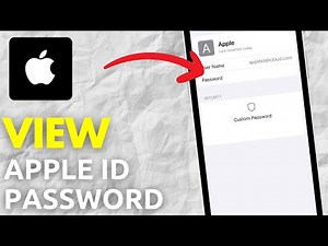 How To Find Apple ID Password