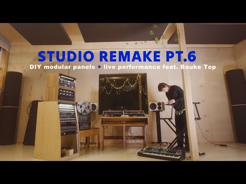 a wall made of bass traps